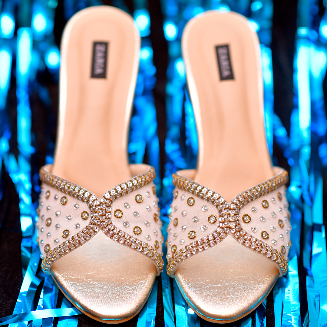 GLOW Soft Gold | Sculpted Heel
