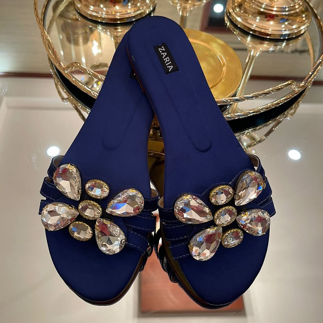 Sapphire Luxe Slides